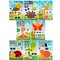 Wrapables Make a Face Stickers, Make Your Own Animal, Food, Dress-Up Stickers, DIY Craft Activities, Party Favors (24 Sheets), Bugs